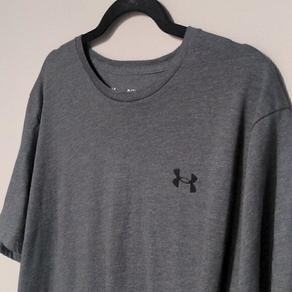 Under Armour Charcoal Gray Short Sleeve Shirt - Picture 3 of 6